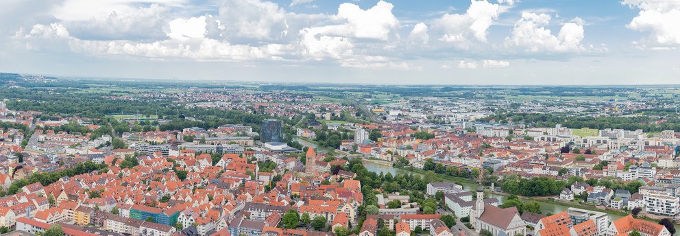 Luftbild der Stadt Ulm von Luis Fernando Felipe Alves