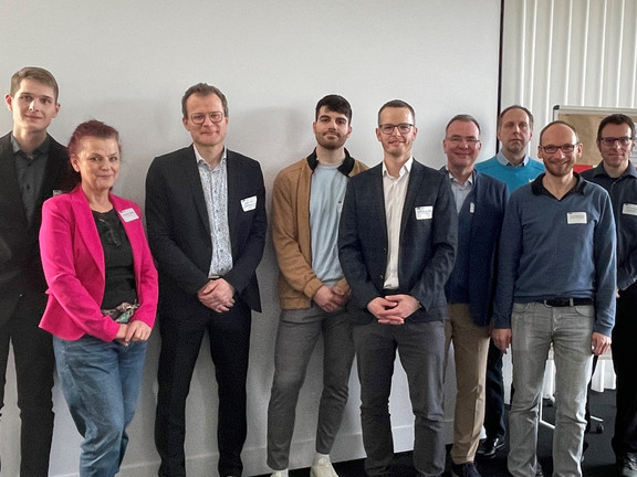 Gruppenfoto Projektteam NAWISWF bei der Auftaktveranstaltung in Arnsberg