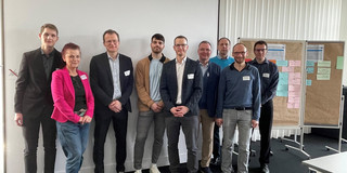 Gruppenfoto Projektteam NAWISWF bei der Auftaktveranstaltung in Arnsberg