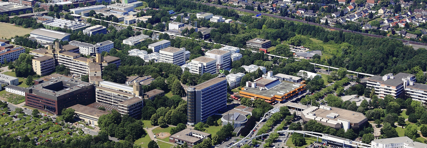Aerial view of the North Campus