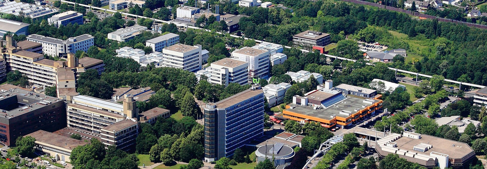 Aerial view of the campus Aerial view of the North Campus